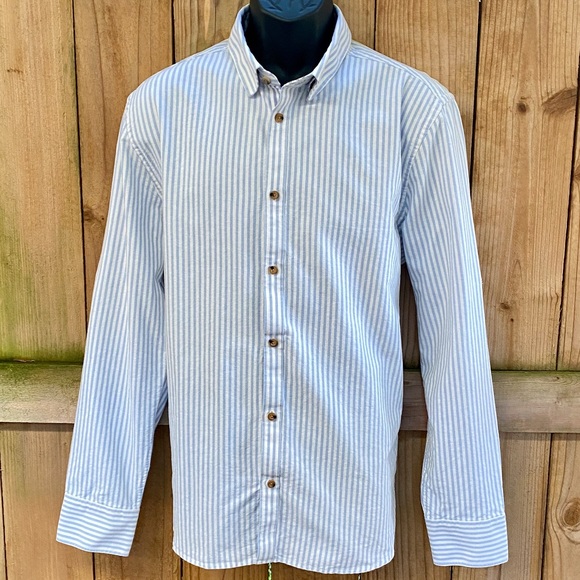 Five Four Other - Five Four Corbin Striped Button Down Shirt XL NWT